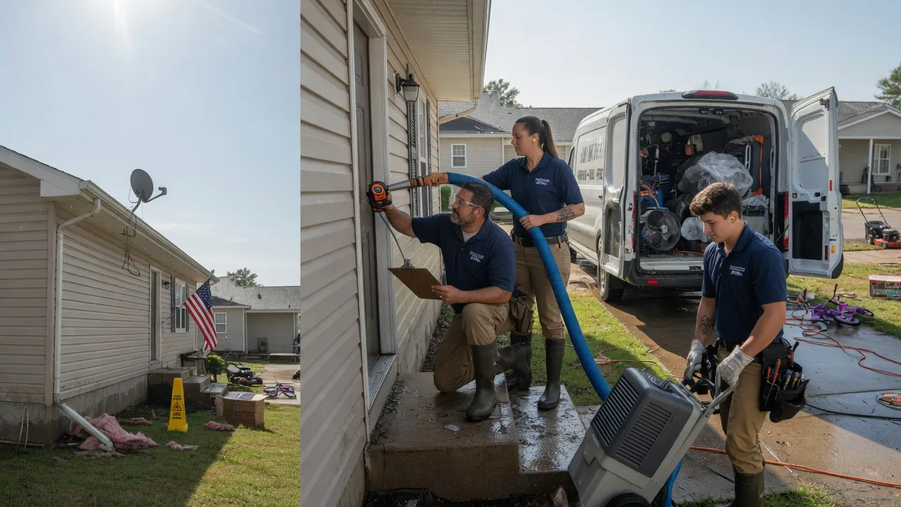 Ceiling Water Damage Restoration in Pollock, SD near me